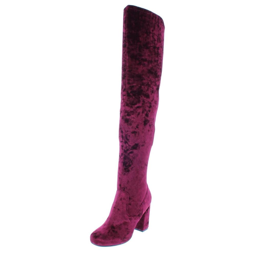 Carlos, By Carlos Santana Womens Rumer Purple Over-The-Knee Boot